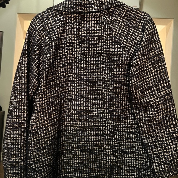 Lafayette 148 open front blazer PM, Navy - Picture 5 of 5